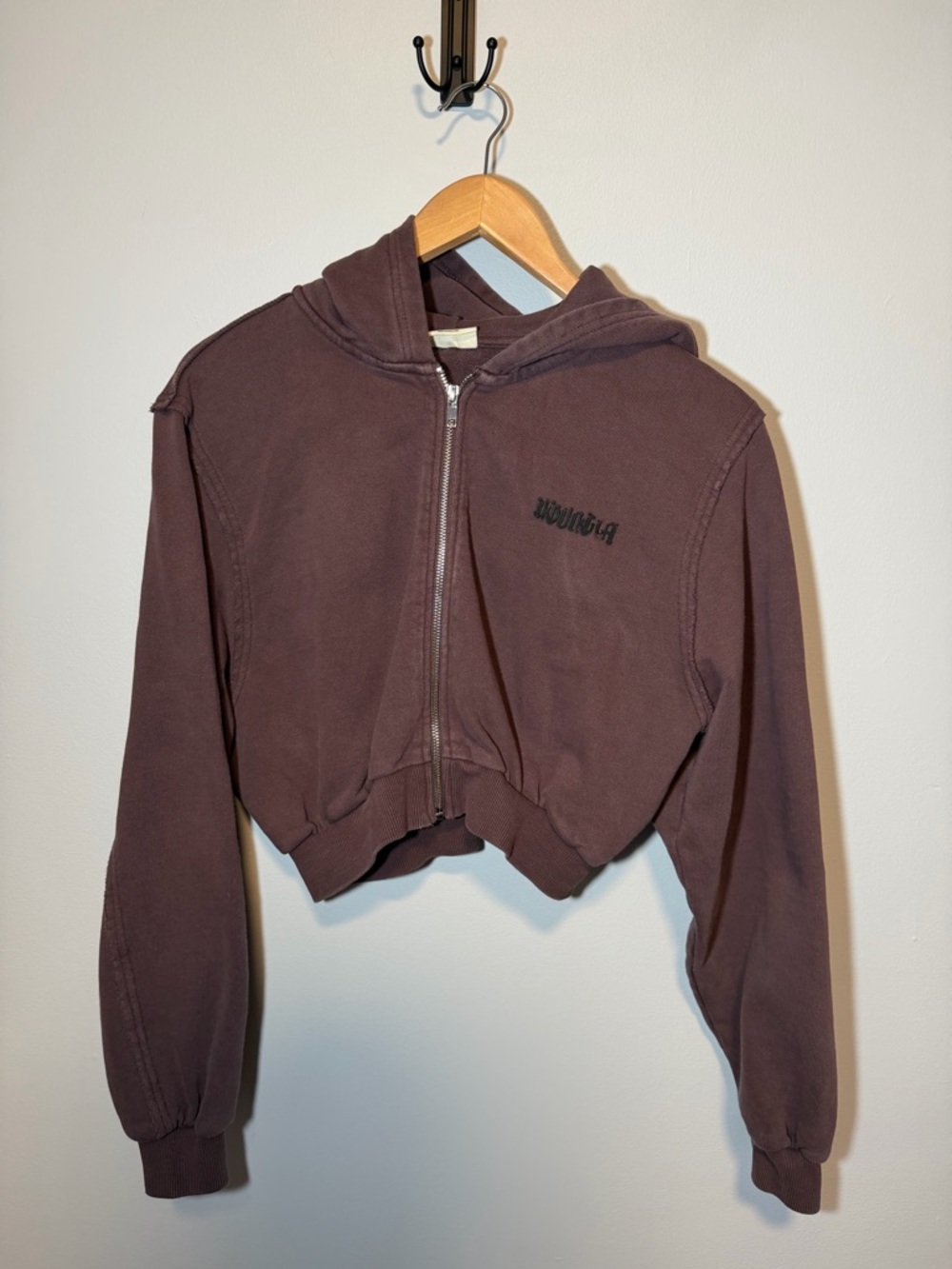 YoungLA Vintage Plum Zip Hoodie